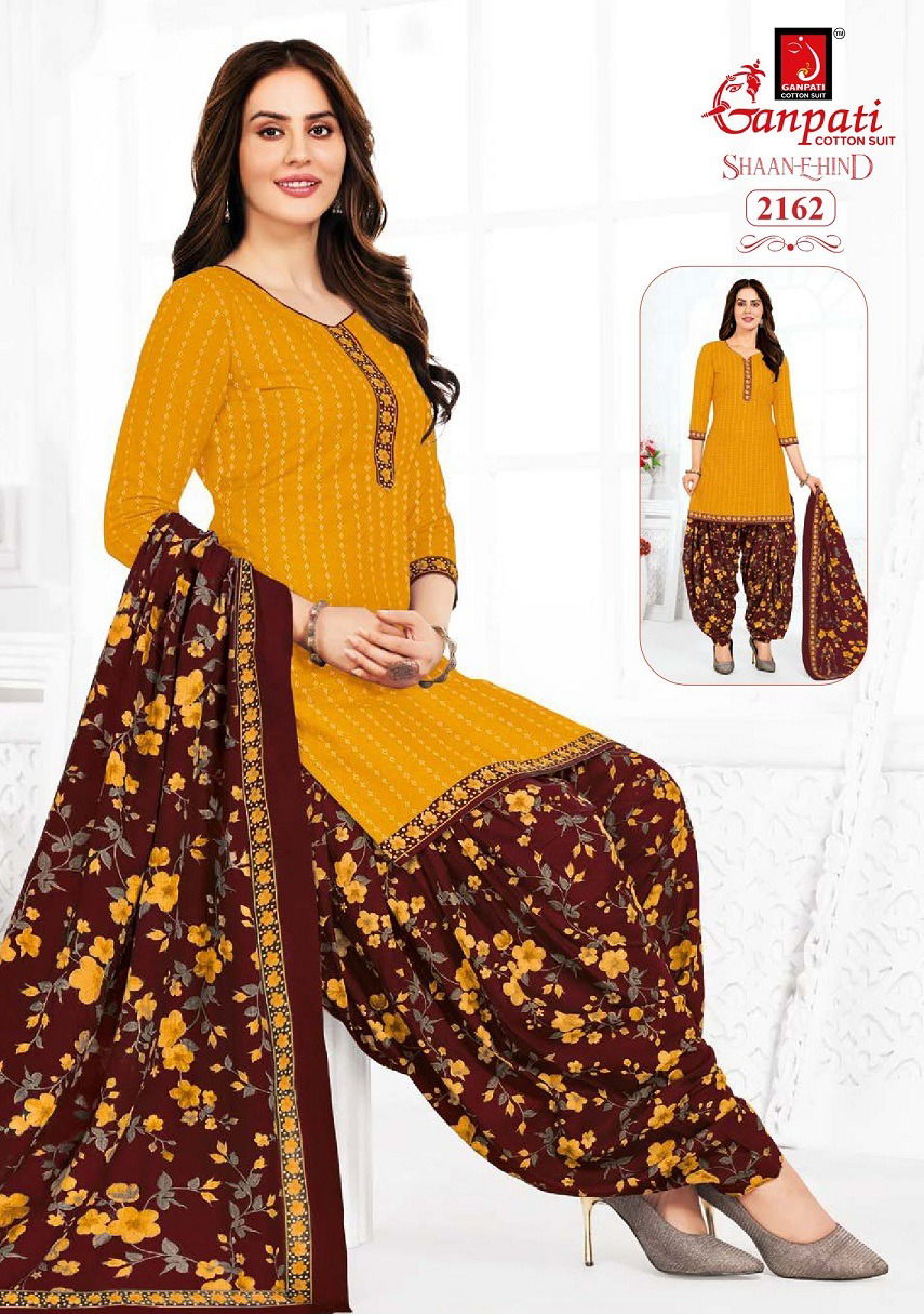 Shaan E Hind Patiyala Vol 10 By Ganpati Cotton Printed Readymade Dress Wholesale Shop In Surat